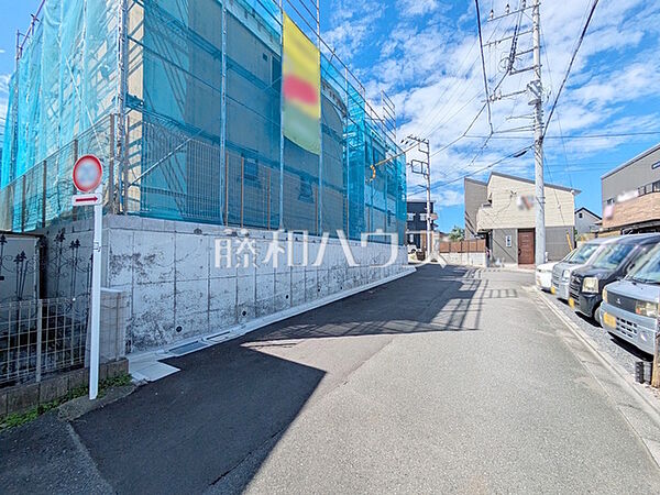 接道状況および現場風景　【武蔵村山市神明2丁目】