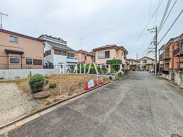 接道状況および現場風景　【武蔵村山市学園1丁目】