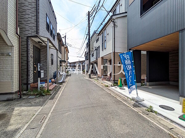 接道状況および現場風景　【富士見市鶴馬3丁目】