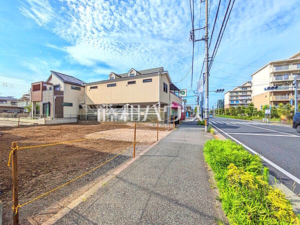 接道状況および現場風景　【昭島市中神町】
