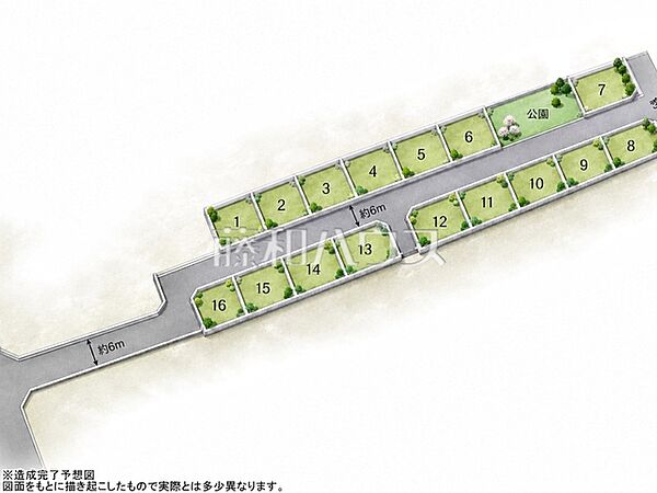 造成完了予想図　【小平市小川町1丁目】