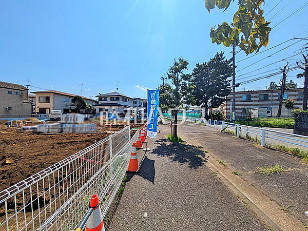 接道状況および現場風景　【世田谷区上祖師谷6丁目】
