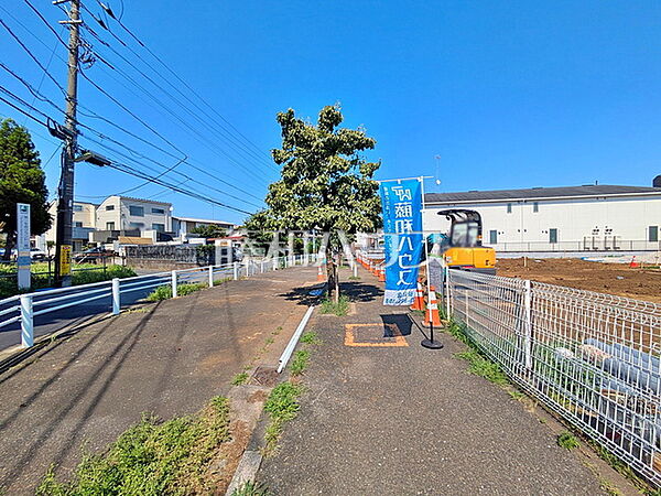 接道状況および現場風景　【世田谷区上祖師谷6丁目】
