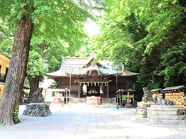 谷保天満宮 (530m)