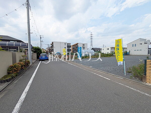 接道状況および現場風景　【日野市東平山2丁目】