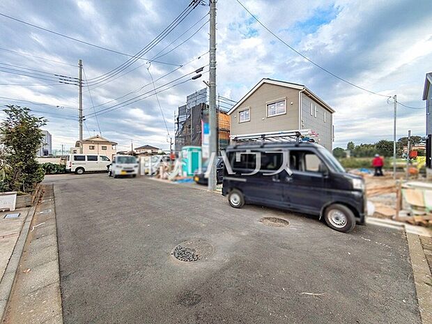 接道状況および現場風景 【清瀬市下清戸4丁目】