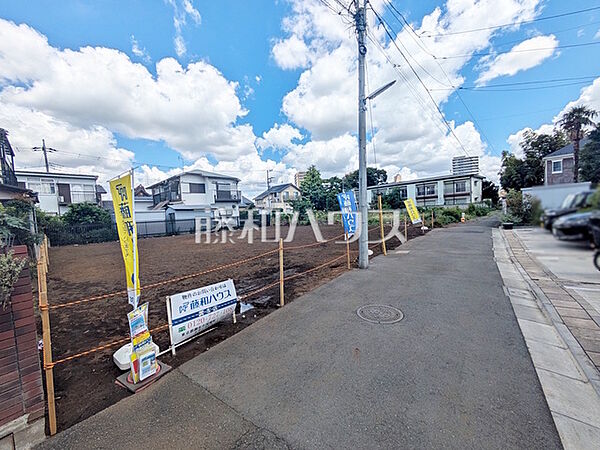 接道状況および現場風景　【調布市西つつじケ丘4丁目】