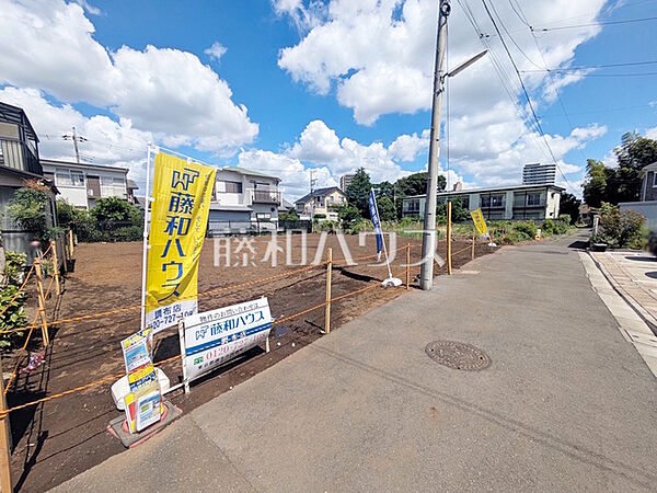 接道状況および現場風景　【調布市西つつじケ丘4丁目】