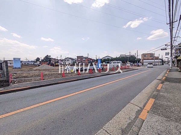 接道状況および現場風景　【東村山市恩多町5丁目】