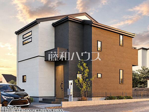 建物プラン例（パース・外観）　【東村山市恩多町5丁目】