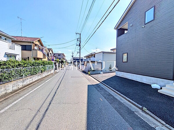 接道状況および現場風景　【昭島市宮沢町2丁目】