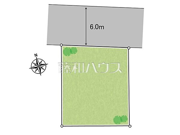 全体区画図　【昭島市宮沢町2丁目】