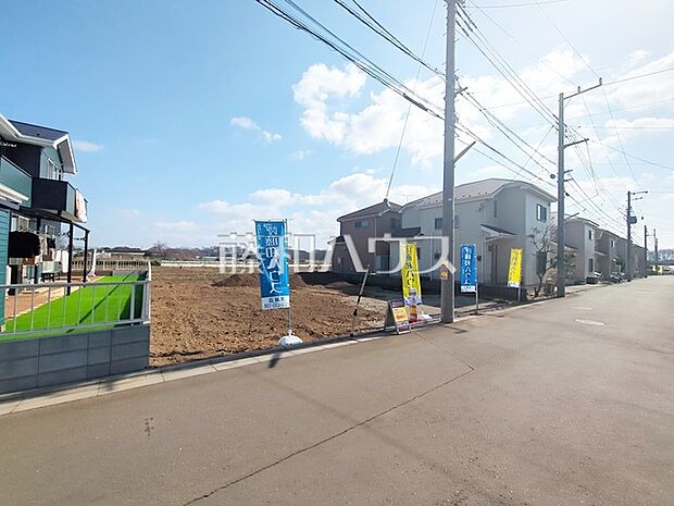 【1期】接道状況および現場風景　【清瀬市下清戸1丁目】