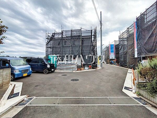 接道状況および現場風景　【清瀬市下清戸1丁目】