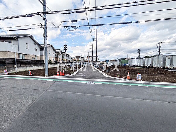 接道状況および現場風景　【東村山市久米川町2丁目】