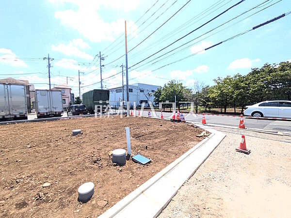 14号地　接道状況および現場風景　【東村山市久米川町2丁目】