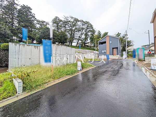接道状況および現場風景　【八王子市長房町】