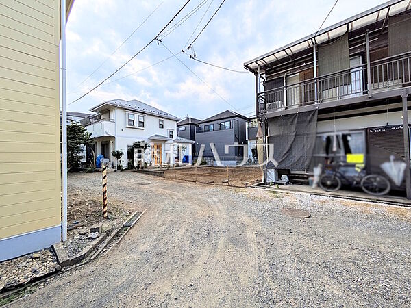 接道状況および現場風景　【日野市大字日野】