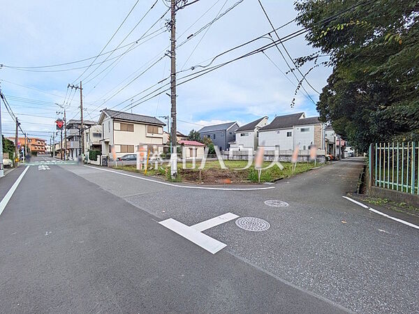 接道状況および現場風景　【日野市多摩平6丁目】