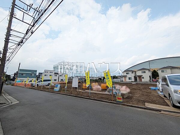 接道状況および現場風景　【新座市野寺5丁目】