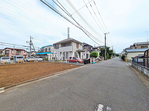 接道状況および現場風景　【立川市若葉町2丁目】
