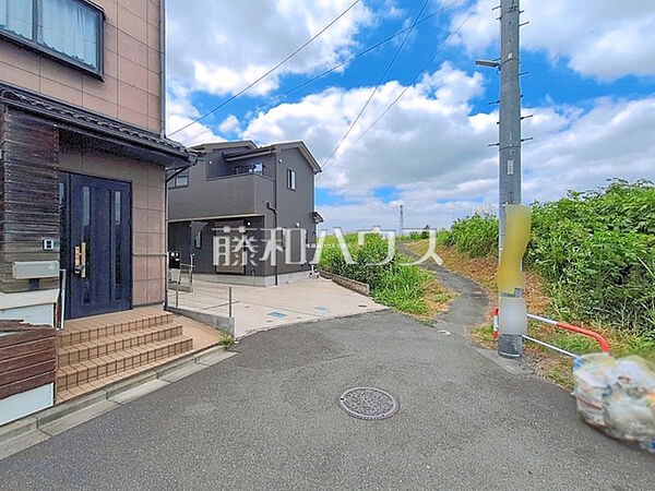 接道状況および現場風景　【志木市上宗岡1丁目】