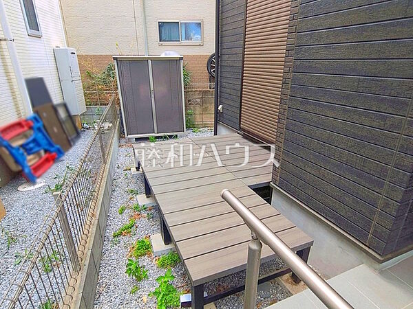 ウッドデッキ　【志木市上宗岡1丁目】