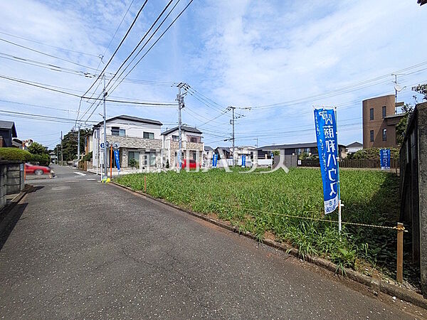 接道状況および現場風景　【三鷹市野崎2丁目】