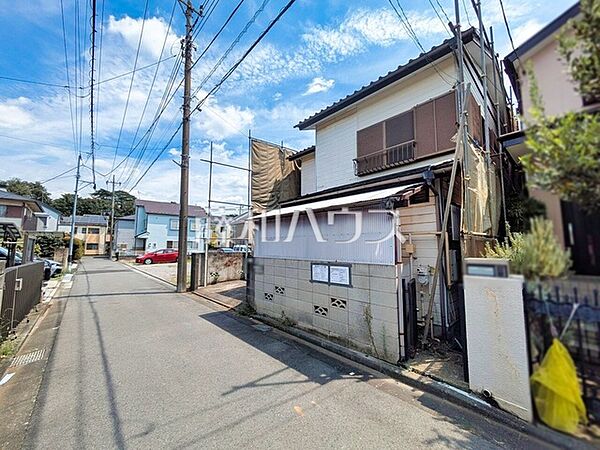 接道状況および現場風景(現況：古屋有)　【東村山市萩山町2丁目】