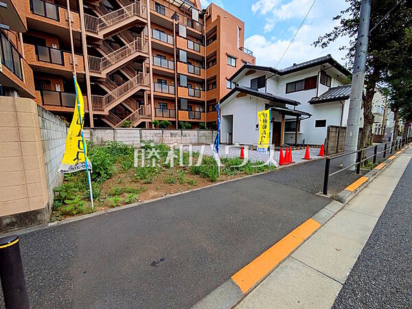 ≪現地写真≫綺麗な整形地のため、思い描いているイメージをカタチにしやすい土地【府中市美好町3丁目】