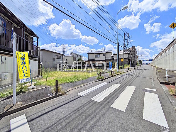 接道状況および現場風景　【日野市百草】