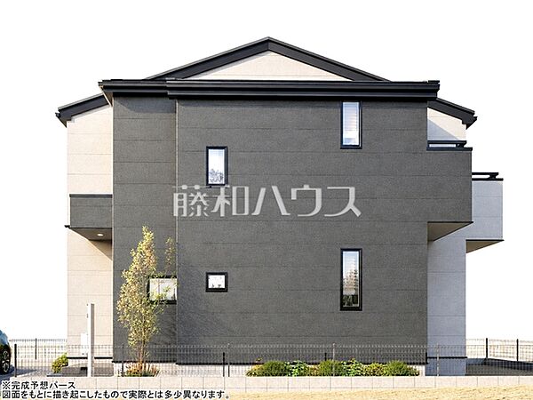 建物プラン例（パース・外観）　【東村山市恩多町5丁目】