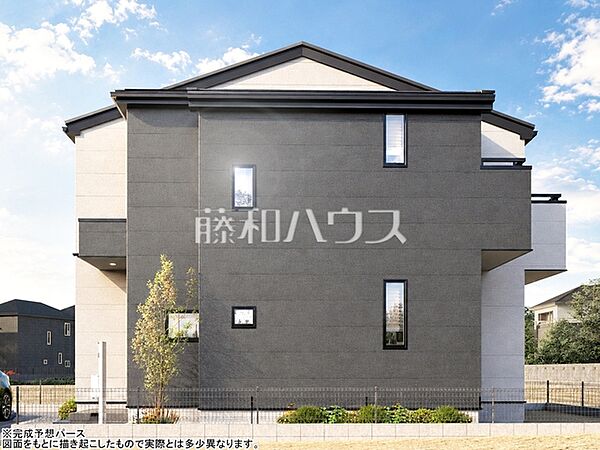 建物プラン例（パース・外観）　【東村山市恩多町5丁目】