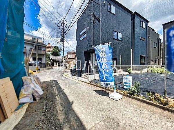 接道状況および現場風景　【和光市白子2丁目】