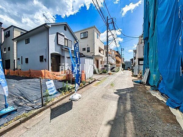 接道状況および現場風景　【和光市白子2丁目】