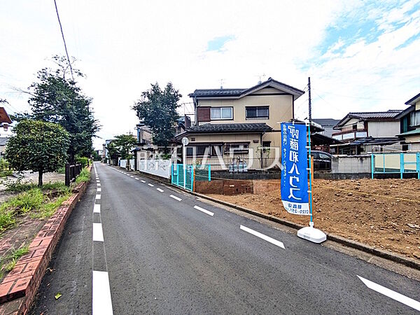 接道状況および現場風景　【志木市中宗岡5丁目】