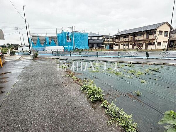 接道状況および現場風景　【清瀬市中清戸1丁目】