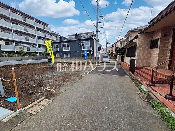 接道状況および現場風景　【国分寺市東戸倉2丁目】