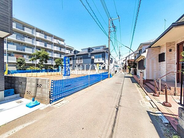 接道状況および現場風景　【国分寺市東戸倉2丁目】