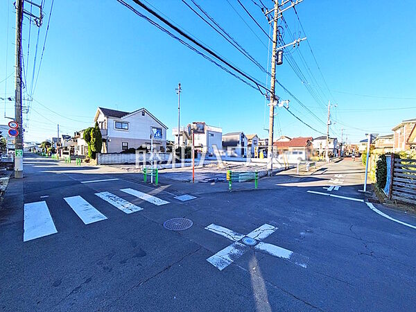 接道状況および現場風景　【武蔵村山市大南3丁目】