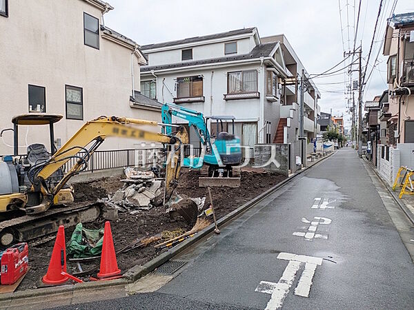 接道状況および現場風景　【練馬区田柄1丁目】