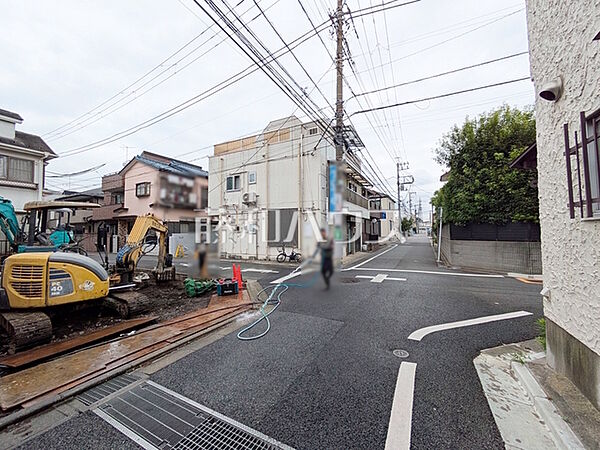 接道状況および現場風景　【練馬区田柄1丁目】
