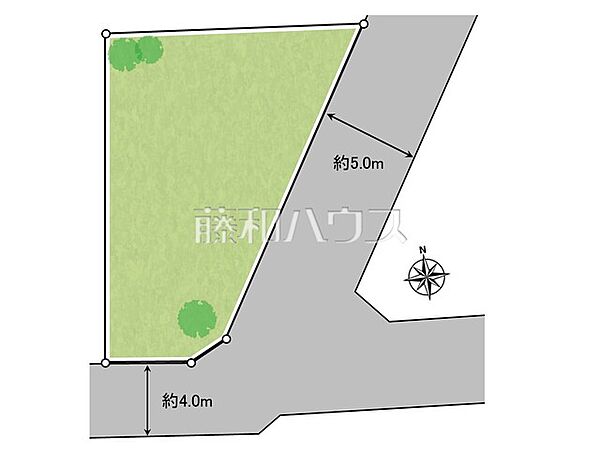 全体区画図　【清瀬市下清戸5丁目】