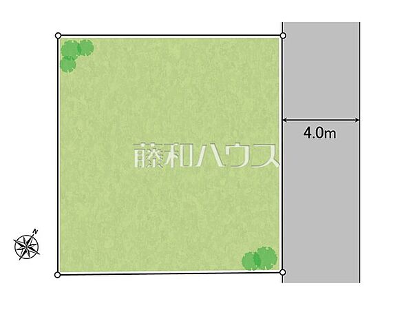 全体区画図　【西東京市ひばりが丘2丁目】