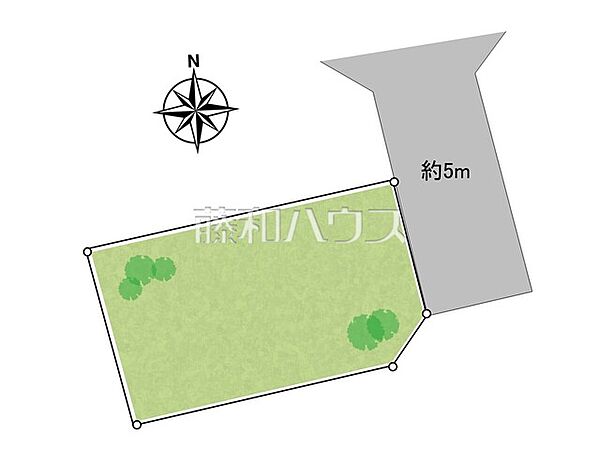 全体区画図　【東大和市中央4丁目】