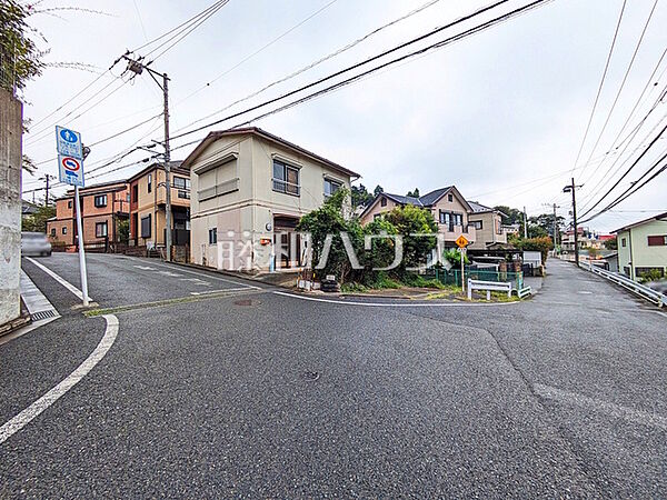 接道状況および現場風景　【八王子市長房町】