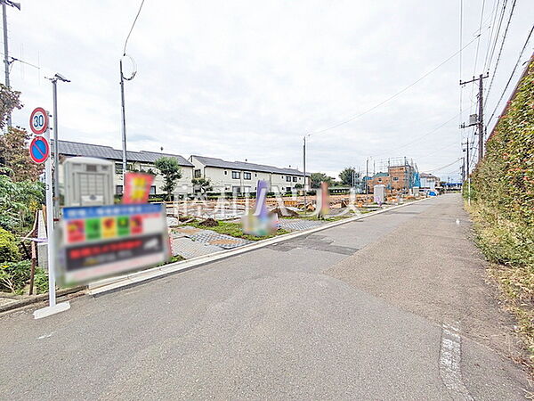 接道状況および現場風景　【東大和市仲原4丁目】