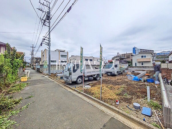 接道状況および現場風景　【東大和市南街5丁目】