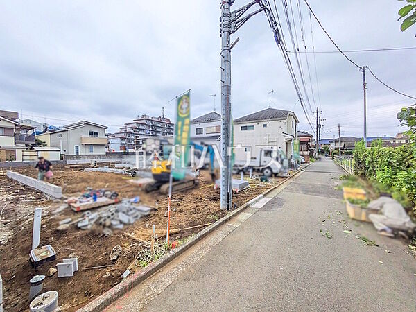 接道状況および現場風景　【東大和市南街5丁目】