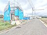 外観：接道状況および現場風景　【日野市大字上田】